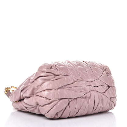 Miu Miu Nappa Matelasse Top Handle Satchel Mughetto 4 of 12