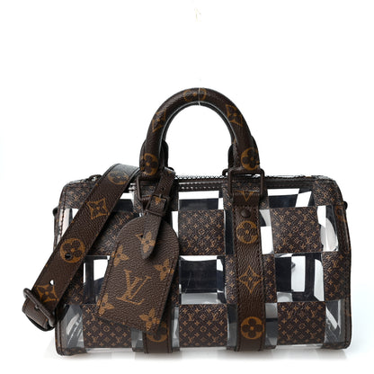Louis Vuitton PVC Monogram Chess Keepall Bandouliere 25 1 of 9