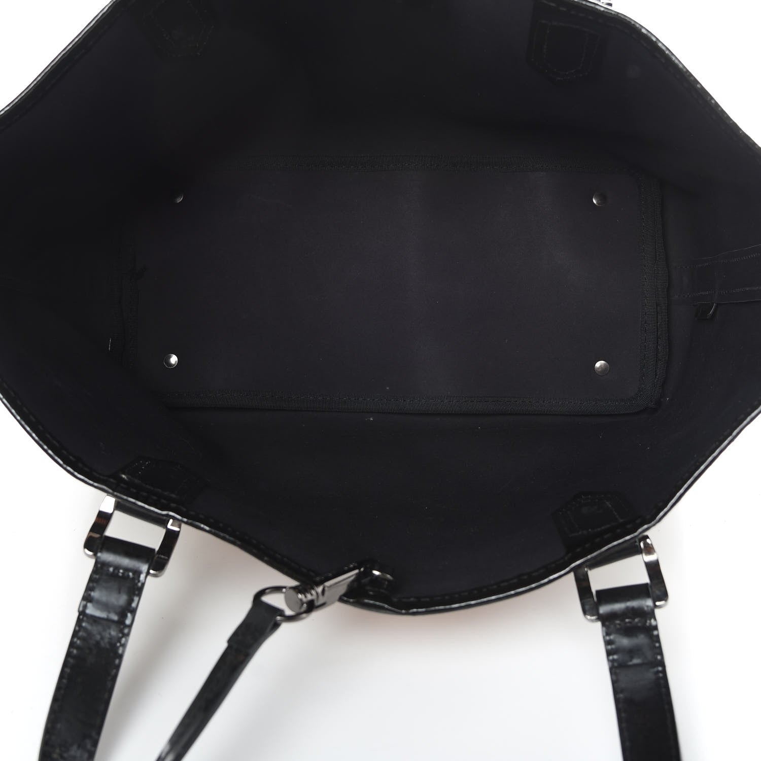 Burberry Nova Check Small Nickie Tote Black 6 of 21