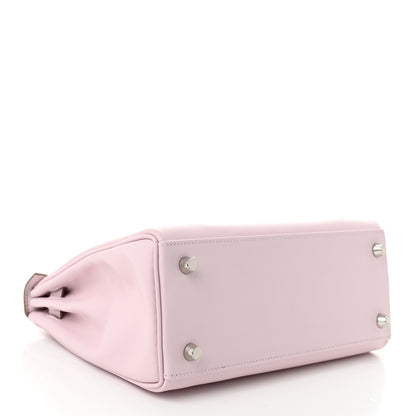Hermes Swift Kelly Retourne 25 Mauve Pale 4 of 11