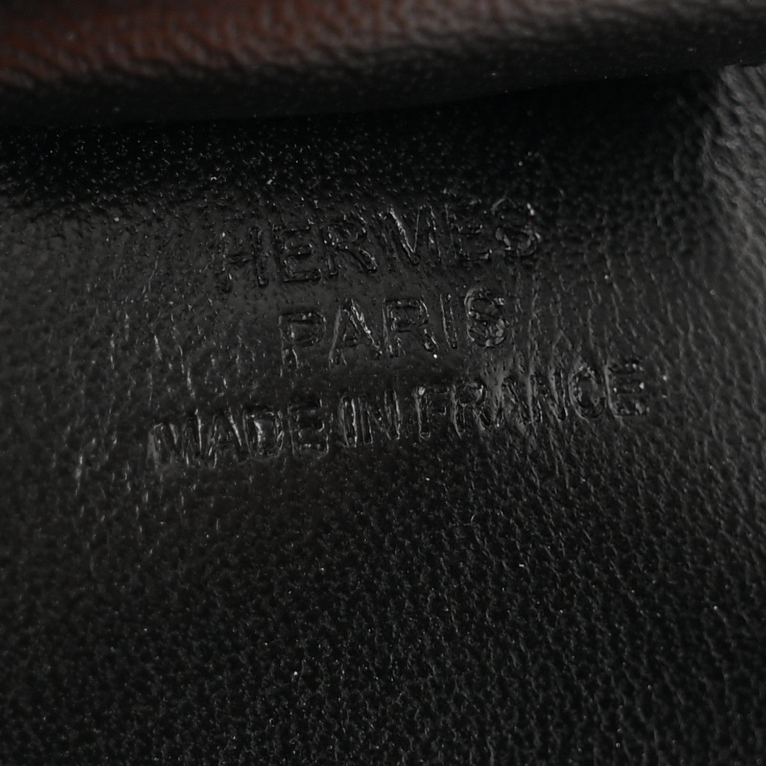 Hermes Milo Lambskin Grigri Rodeo Horse Bag Charm MM So Black 4 of 4