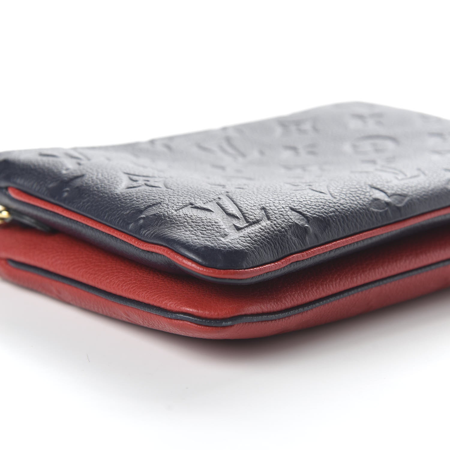 Louis Vuitton Empreinte Double Zip Pochette Marine Rouge 6 of 9