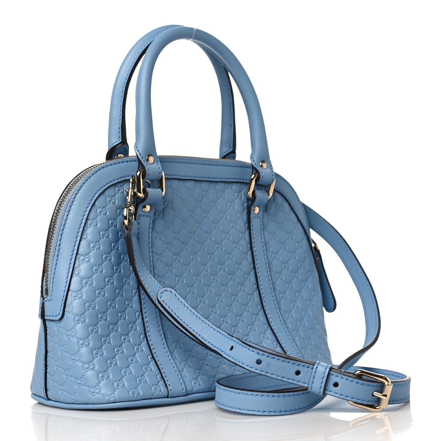 Microguccissima Mini Dome Bag Mineral Blue