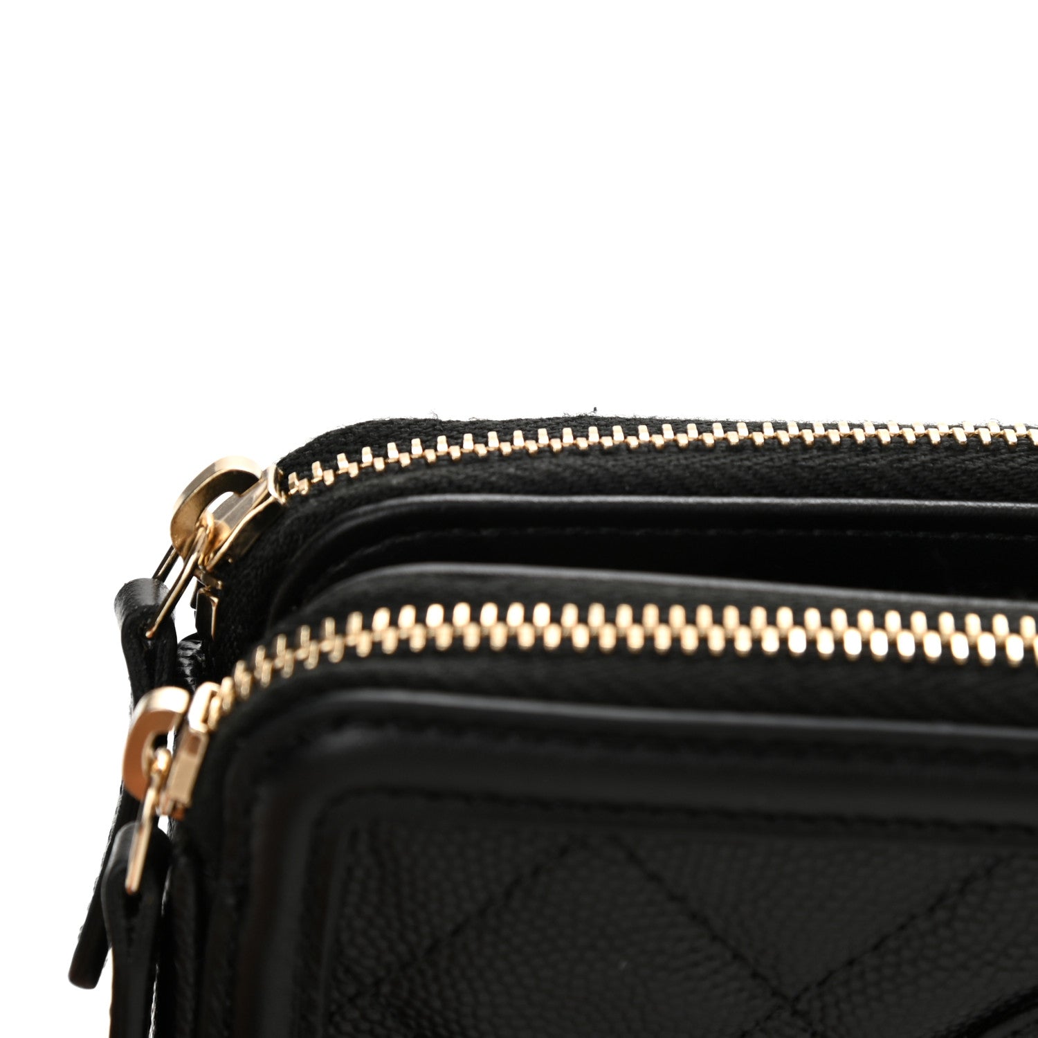 Chanel Caviar Quilted CC Filigree Clutch With Chain Black 13 of 14