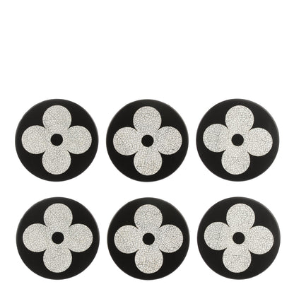 Louis Vuitton Eggshell Lacquer Coasters Set of 6 2 of 9