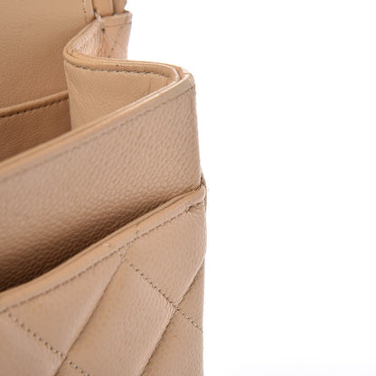 Chanel Caviar Quilted Jumbo Double Flap Beige Clair 14 of 14