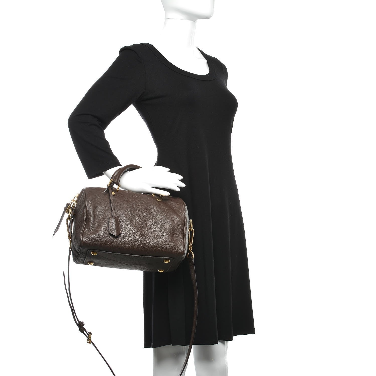 Louis Vuitton Empreinte Speedy Bandouliere 25 Terre 3 of 11