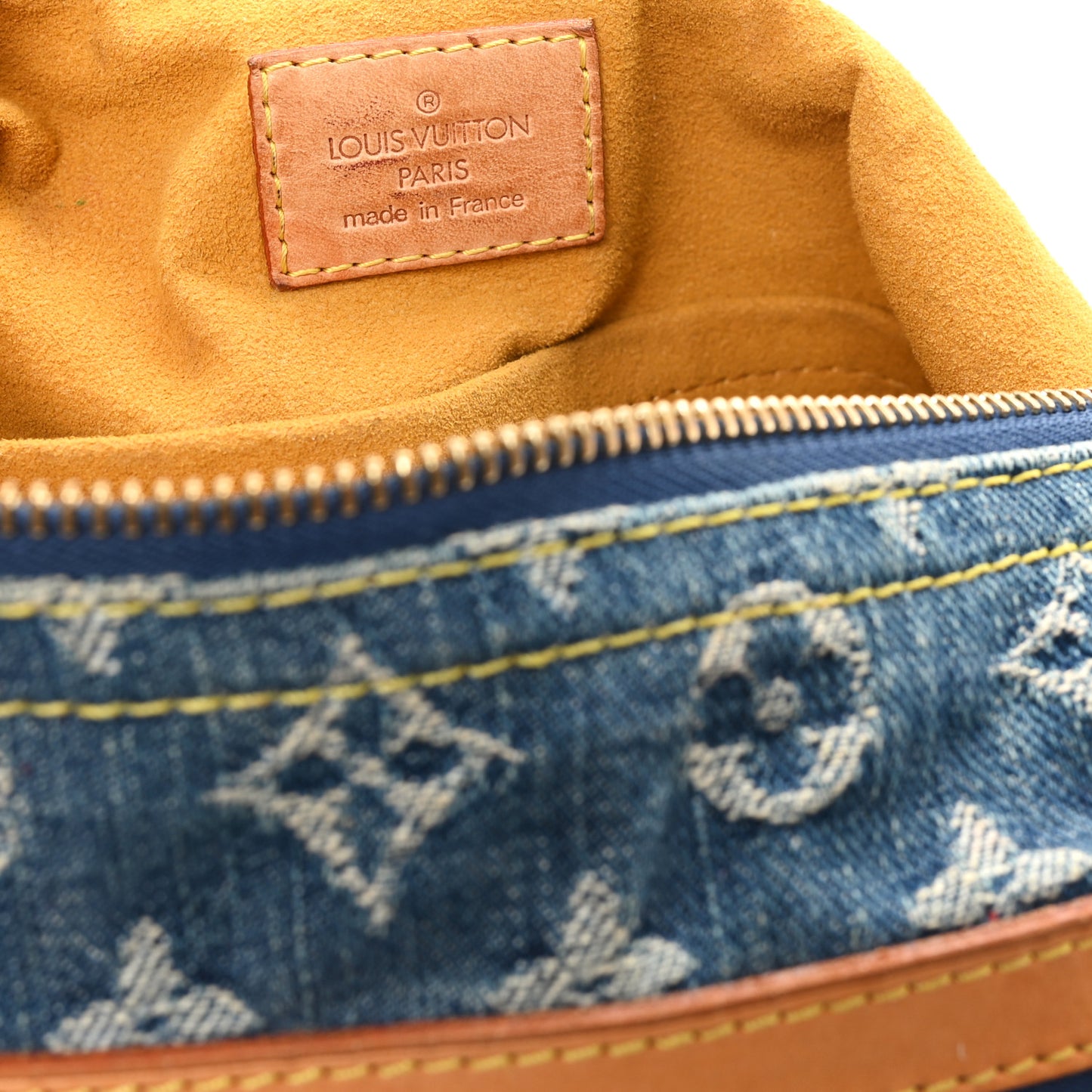 Monogram Denim Baggy PM Blue