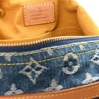 Louis Vuitton Monogram Denim Baggy PM Blue 6 of 12