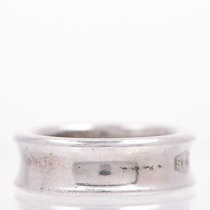 Tiffany Sterling Silver 1837 Band Ring 54 7 4 of 4