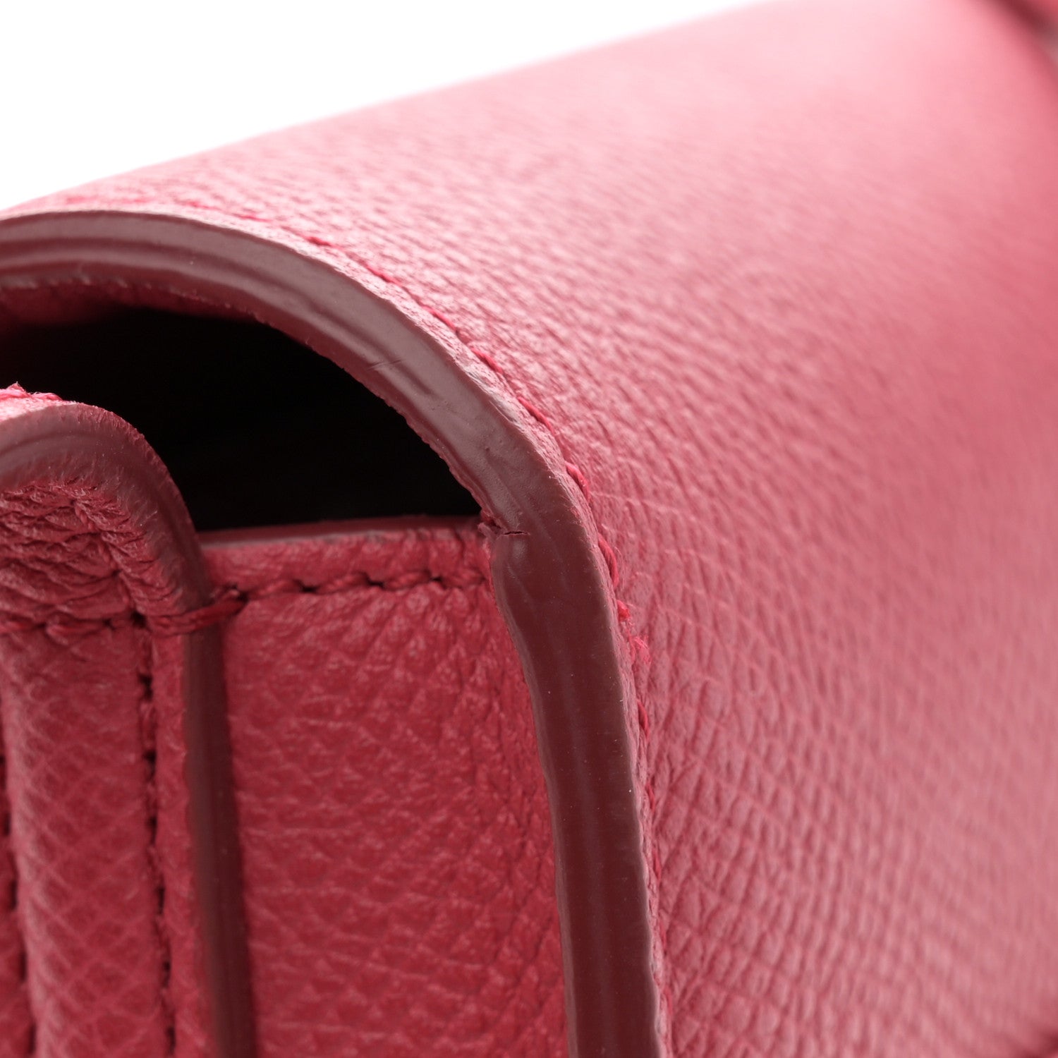 Celine Grained Calfskin Small Trotteur Bubble Pink 13 of 14