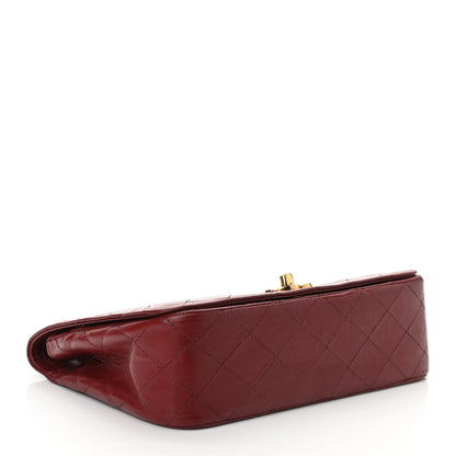 Chanel Lambskin Quilted Small Single Flap Bag Red 4 of 12