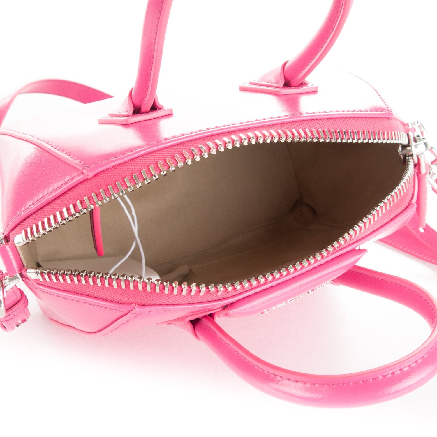 Givenchy Shiny Lord Calfskin Mini Antigona Shocking Pink 5 of 7