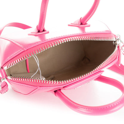 Givenchy Shiny Lord Calfskin Mini Antigona Shocking Pink 5 of 7