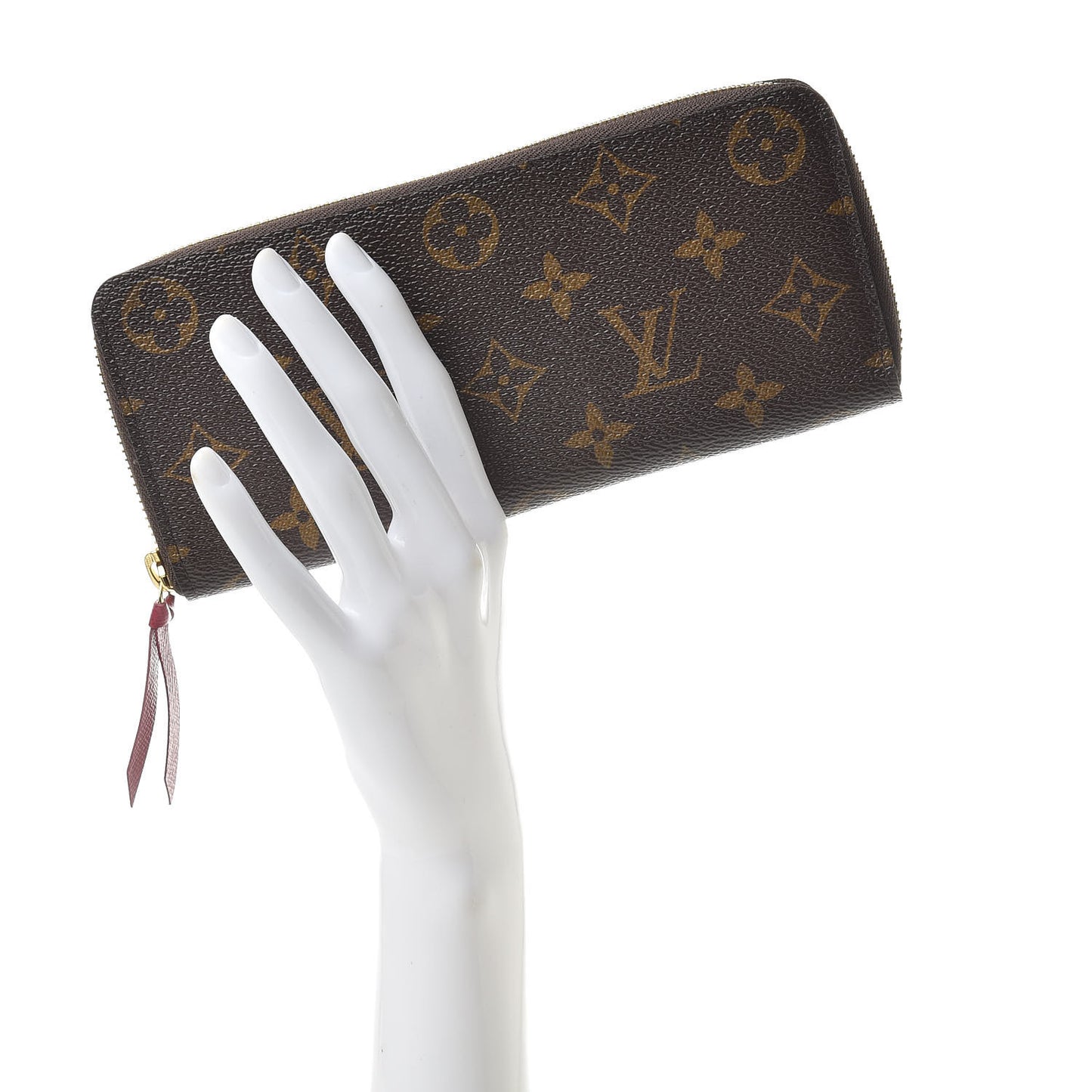Monogram Clemence Wallet Fuchsia