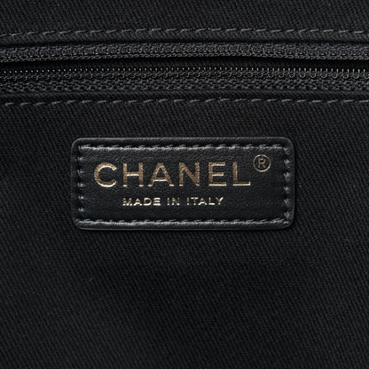 Chanel Lurex Boucle Small Deauville Tote Black 6 of 9
