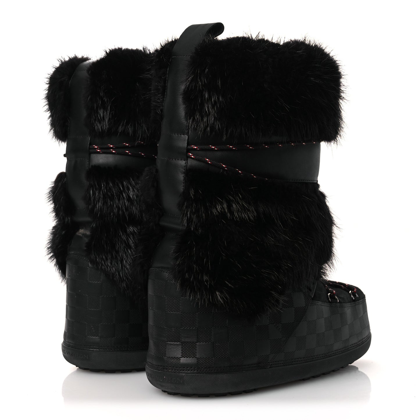 Damier Infini Fur Mens Snowstorm Boot 9 Black