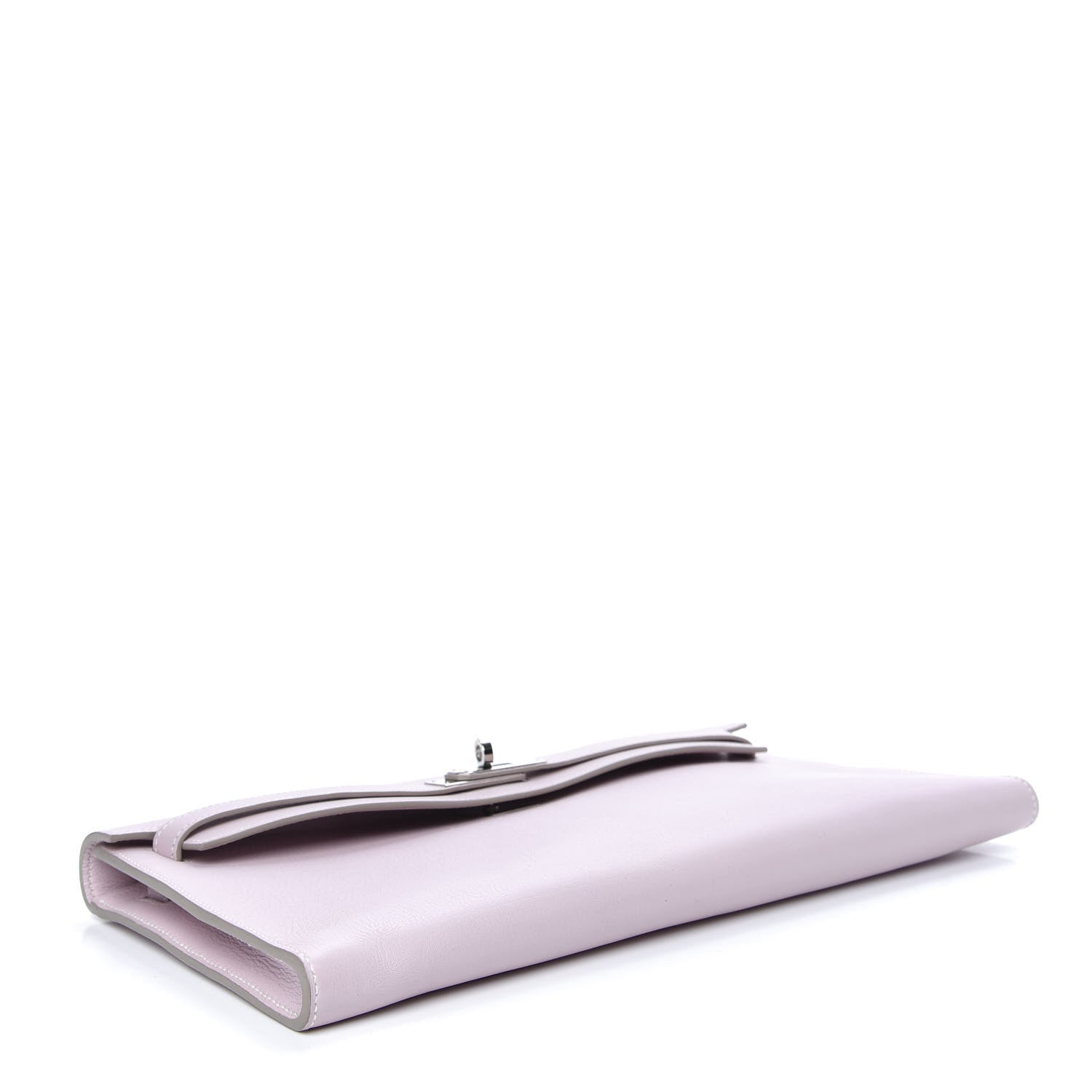 Hermes Swift Kelly Longue Clutch Pochette Rose Dragee 4 of 7