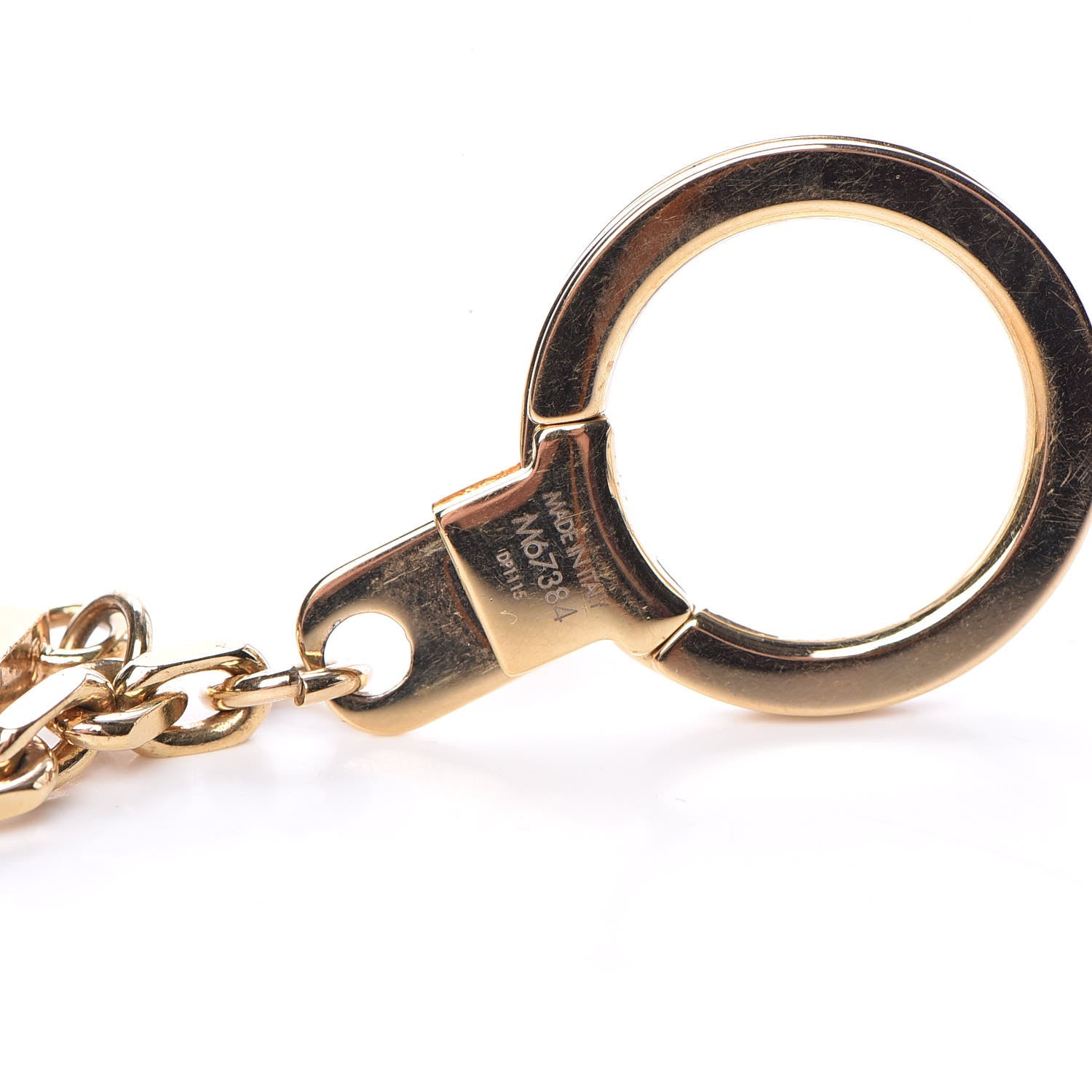 Louis Vuitton Malletage Flowers Bag Charm Key Holder 5 of 5