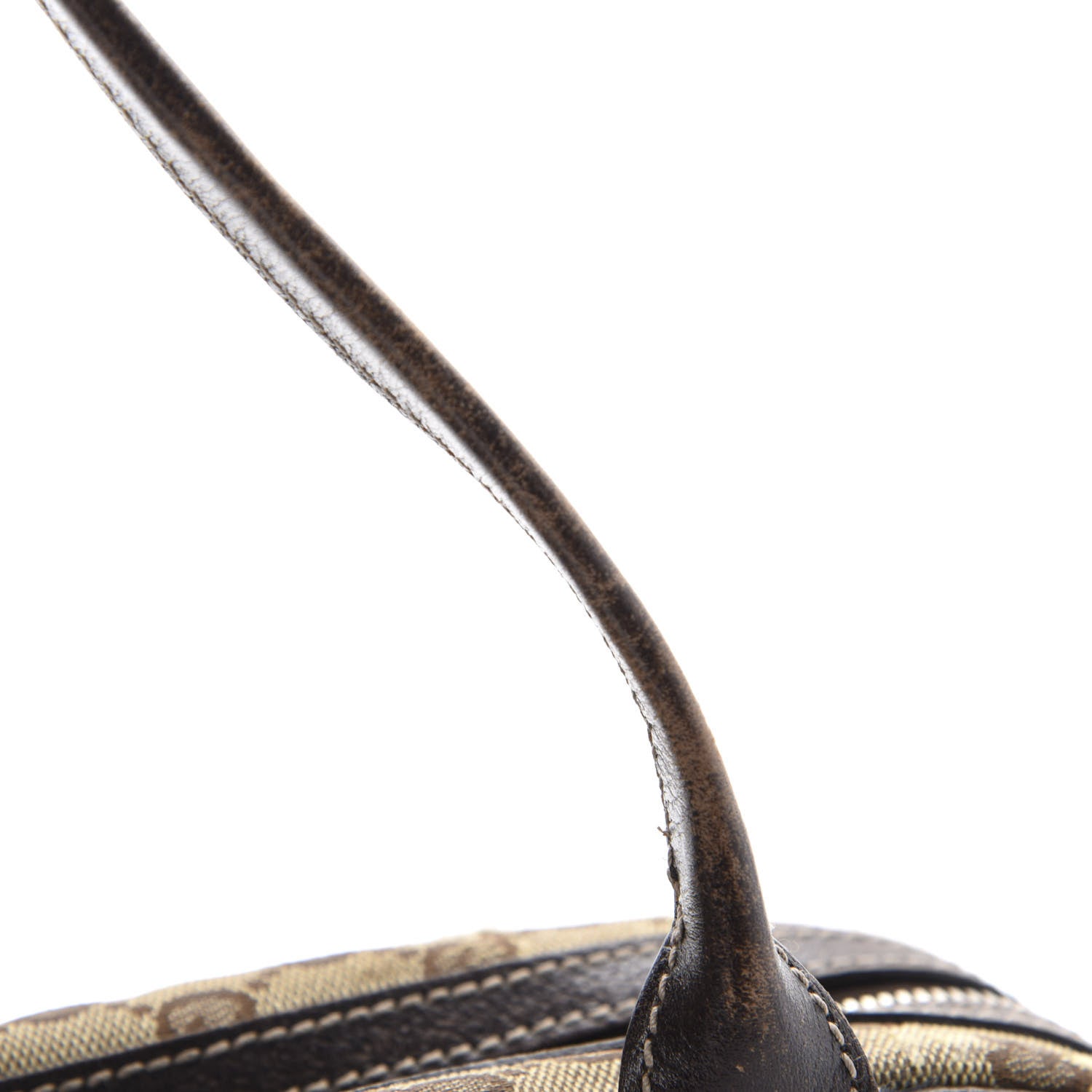 Gucci Monogram Small Princy Satchel Dark Brown 16 of 19