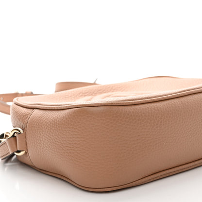Gucci Pebbled Calfskin Small Soho Disco Bag Camelia 10 of 10