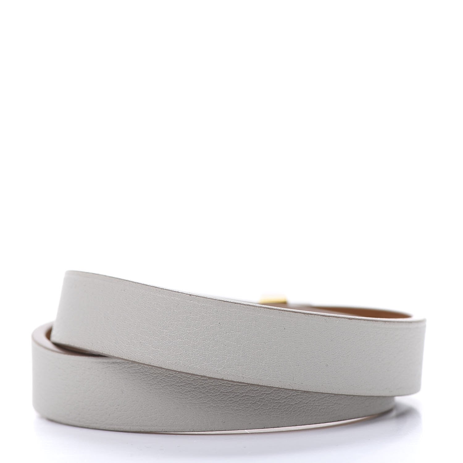 Hermes Swift Mini Dog Double Tour Bracelet T2 Gris Perle 3 of 6