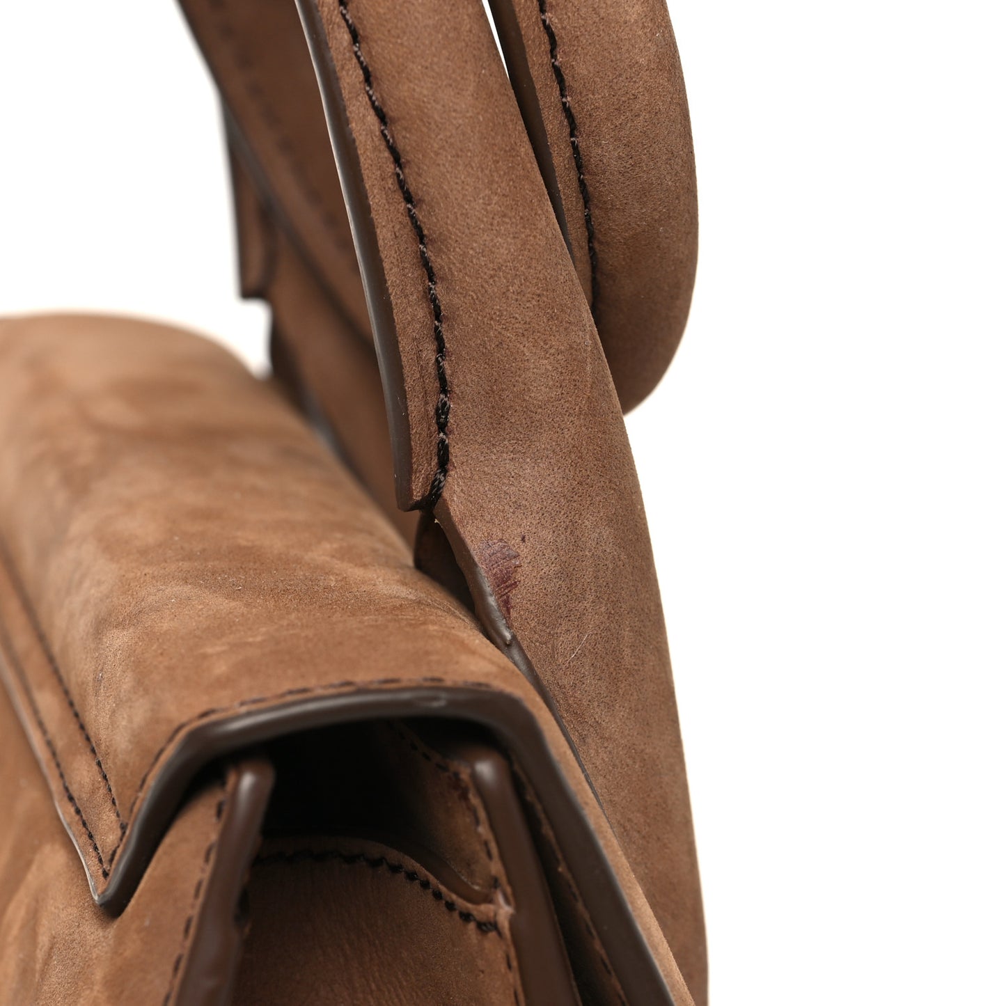 Suede Le Chiquito Noeud Brown