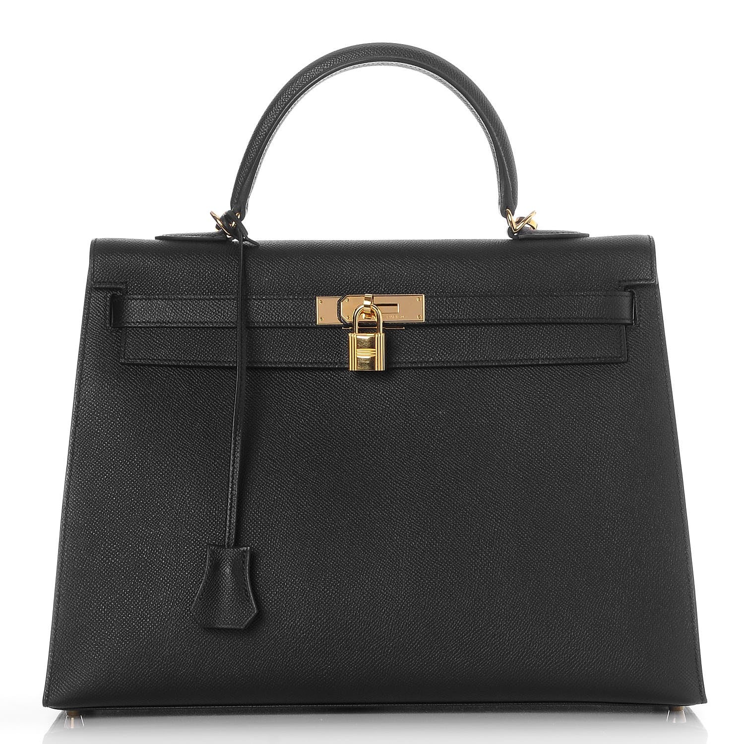 Hermes Epsom Kelly Sellier 35 Black 1 of 32