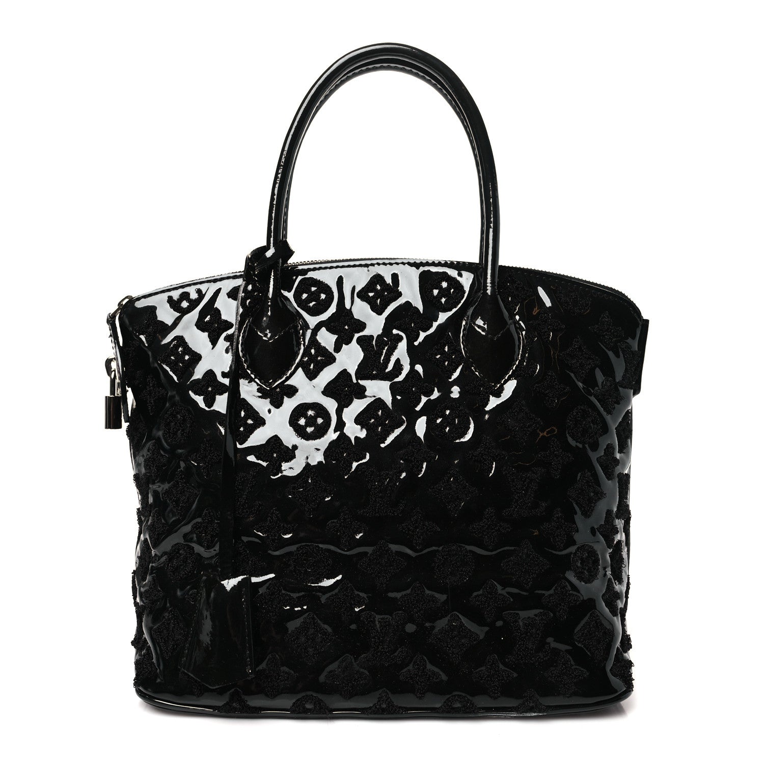 Louis Vuitton Patent Lambskin Fascination Lockit Black 1 of 9