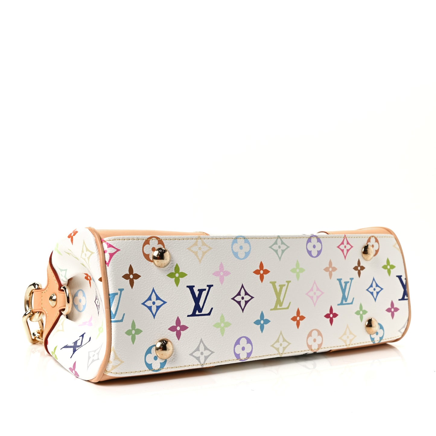 Monogram Multicolor Beverly MM White