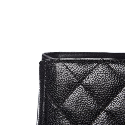 Chanel Caviar Quilted Grand Shopping Tote GST Black 14 of 16