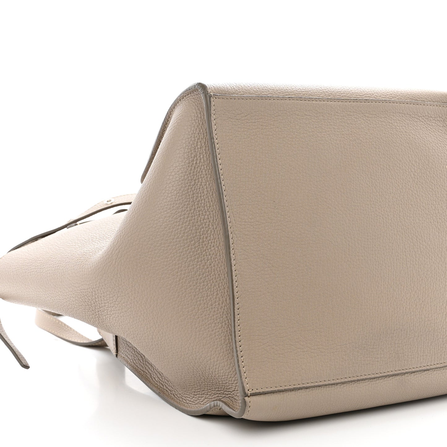 Supple Grained Calfskin Small Big Bag Light Taupe