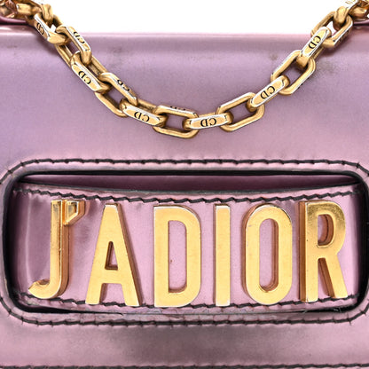 Christian Dior Metallic Calfskin J'Adior Mini Chain Flap Bag Pink 9 of 16