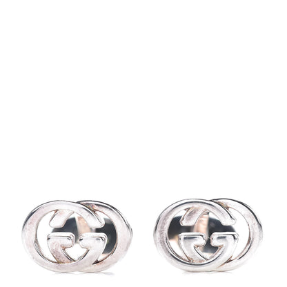 Gucci Sterling Silver Interlocking G Cufflinks 1 of 6