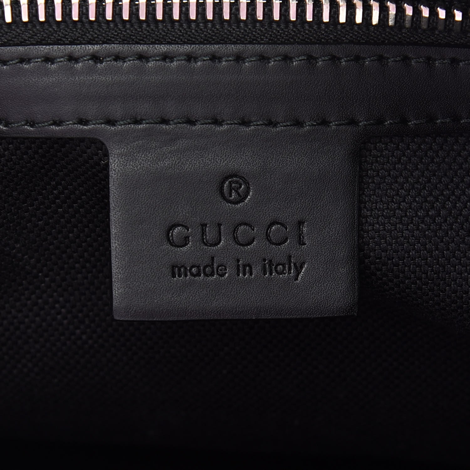 Gucci Soft GG Supreme Monogram Appia Calfskin Web East West Messenger Bag Black Grey 5 of 12