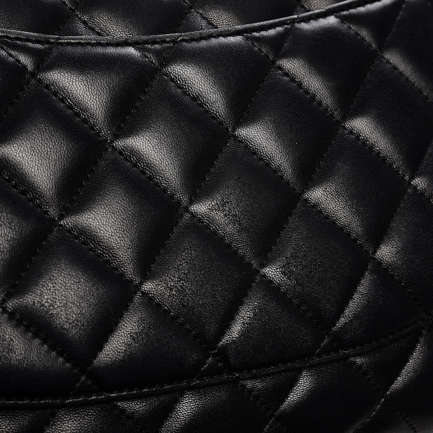 Chanel Lambskin Quilted Jumbo Single Flap Black 12 of 18