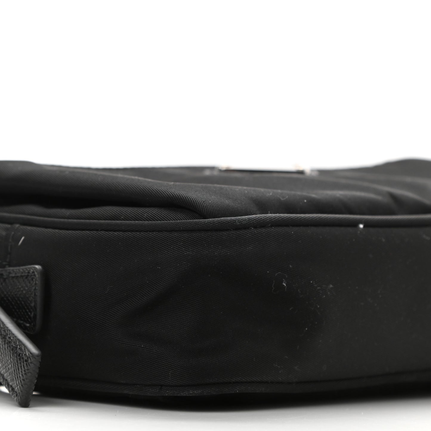 Tessuto Nylon Saffiano Belt Bag Black