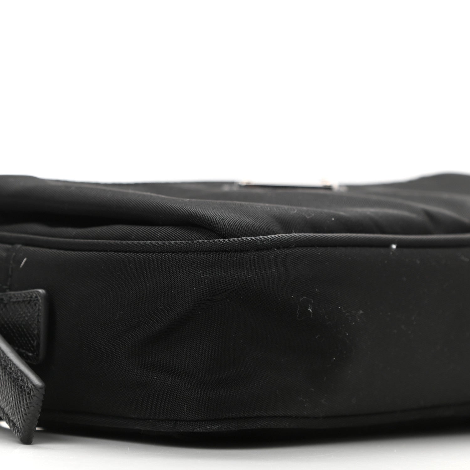 Prada Tessuto Nylon Saffiano Belt Bag Black 8 of 9