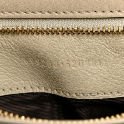 Gucci Roxy Calfskin Blondie Chain Shoulder Flap Bag Mystic White 7 of 11