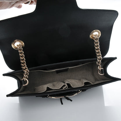Gucci Microguccissima Medium Emily Chain Shoulder Bag Black 5 of 7