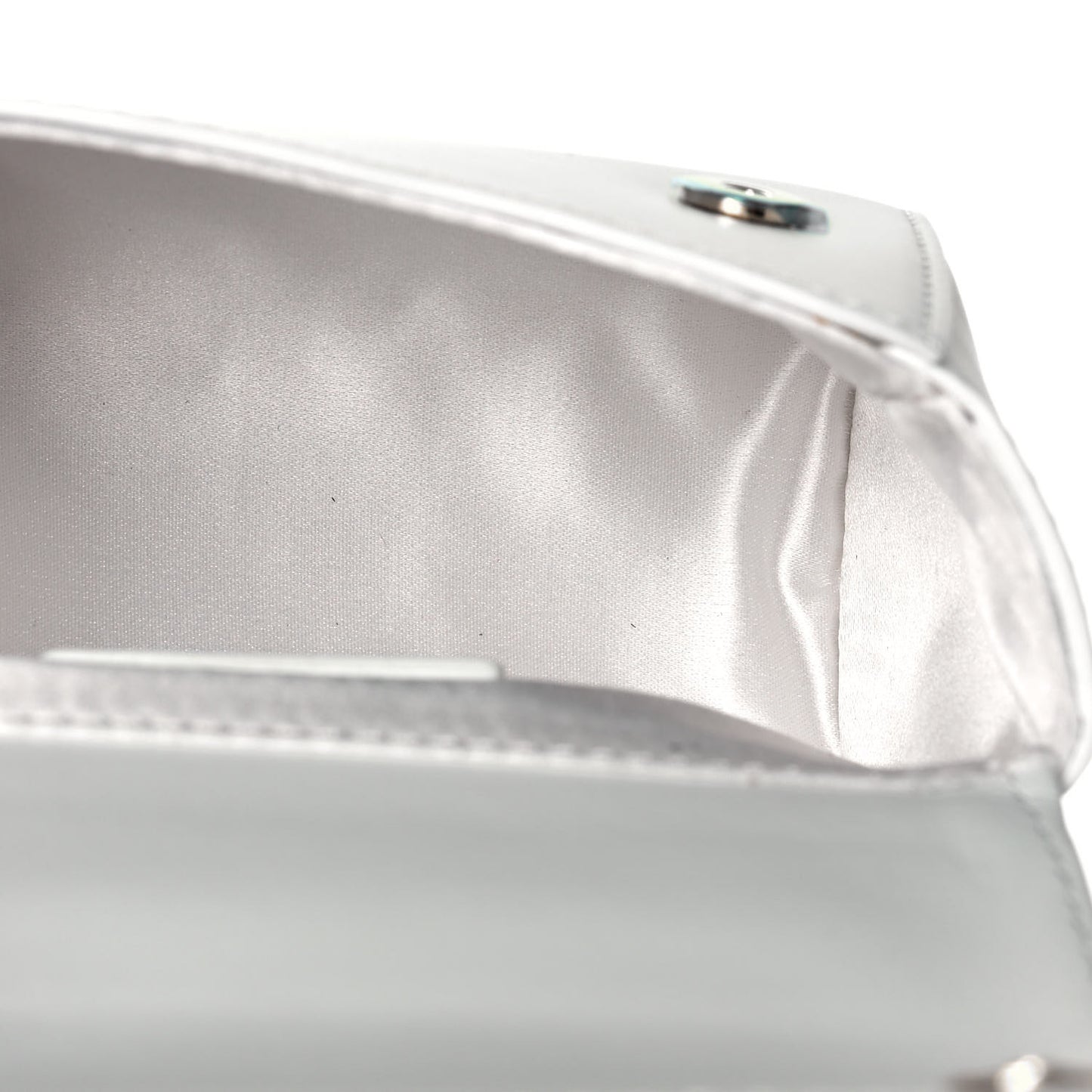 Calfskin Top Handle Bag White