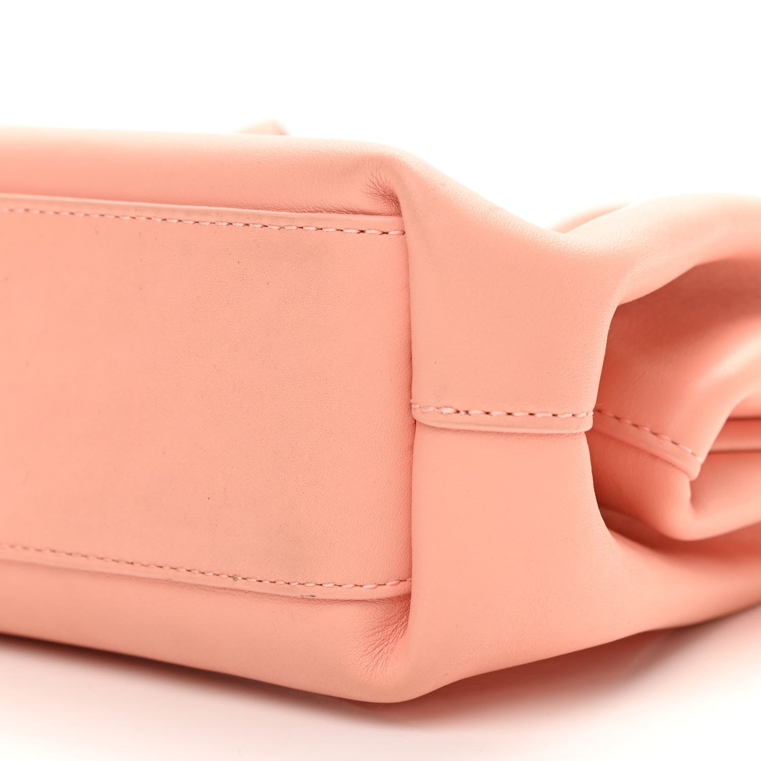 Bottega Veneta Calfskin Small The Point Triangle Bag Peachy 9 of 14