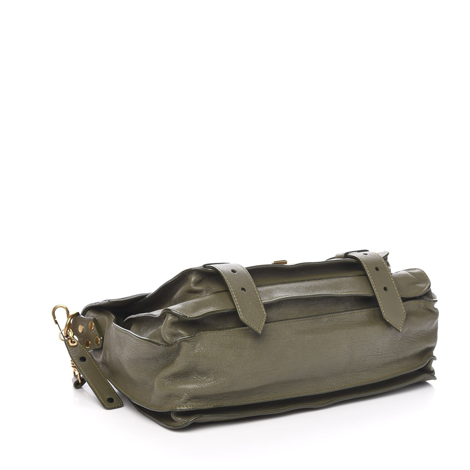 Proenza Schouler Lambskin Medium PS1 Satchel Dark Olive 3 of 9