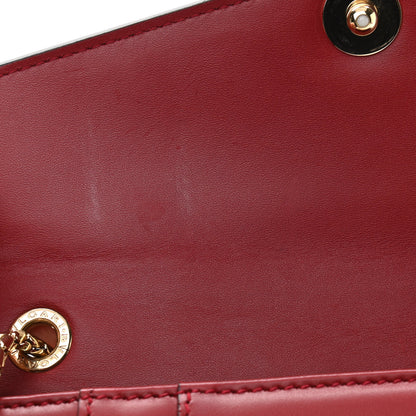 Bulgari Calfskin Serpenti Forever Crossbody Bag Ruby Red 9 of 13