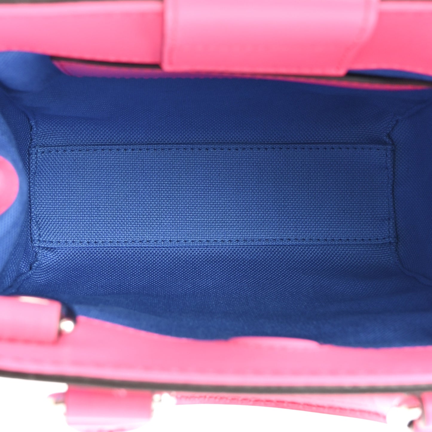 alfskin GG Tennis Bi-Color Embossed Mini Tote Bag Modern Fuchsia Modern Blue