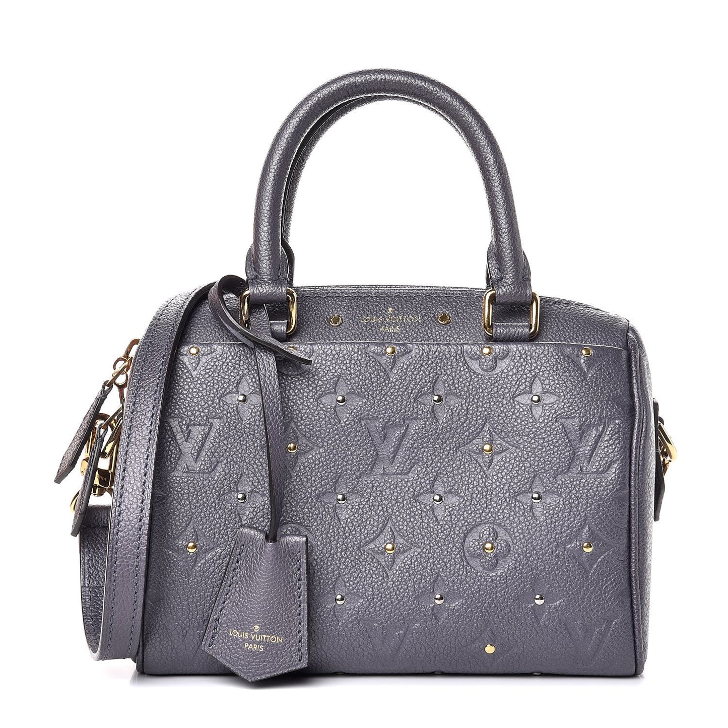 Empreinte Studded Speedy Bandouliere 20 Gris Silver