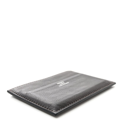 Hermes Swift Citizen Twill Card Case Chocolate 4 of 9