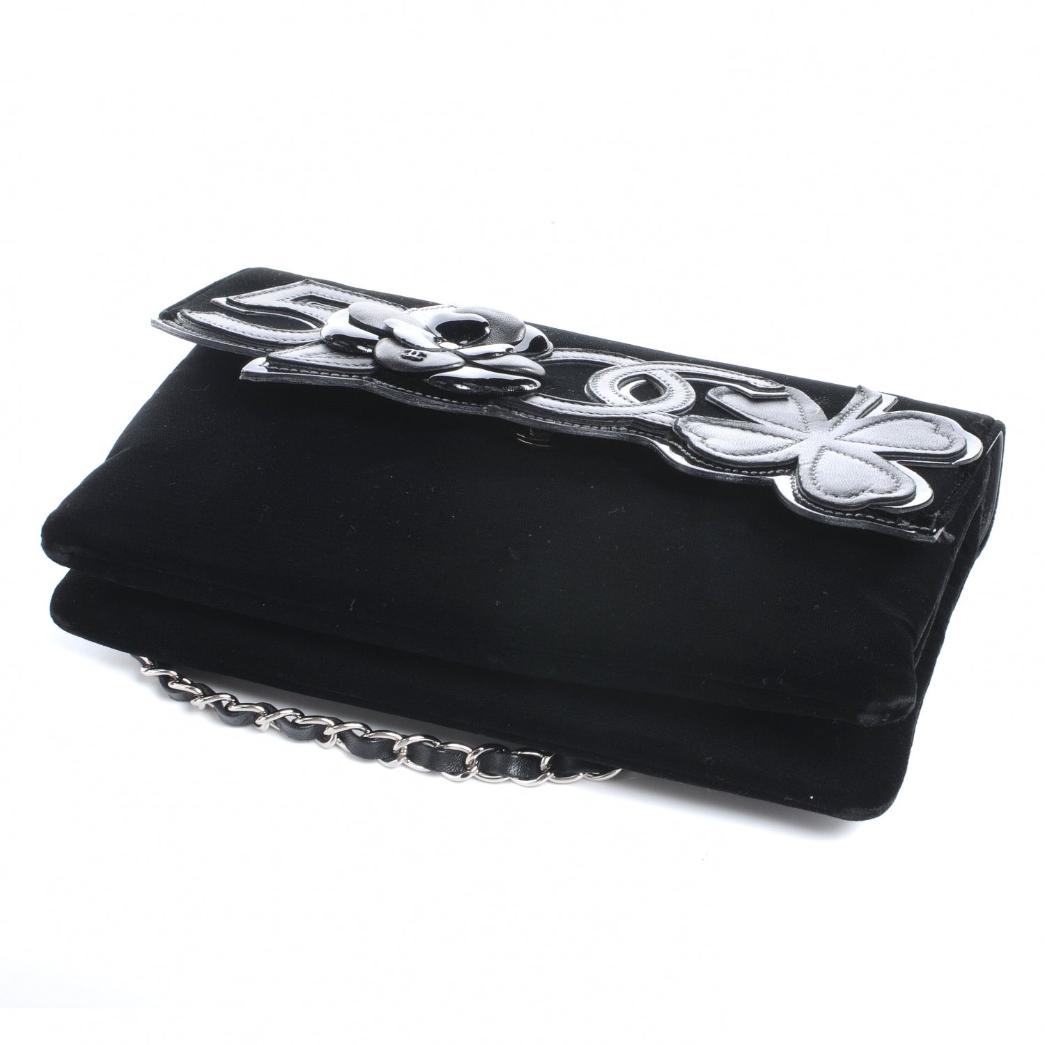 Chanel Velvet Precious Symbols Flap Black 4 of 9
