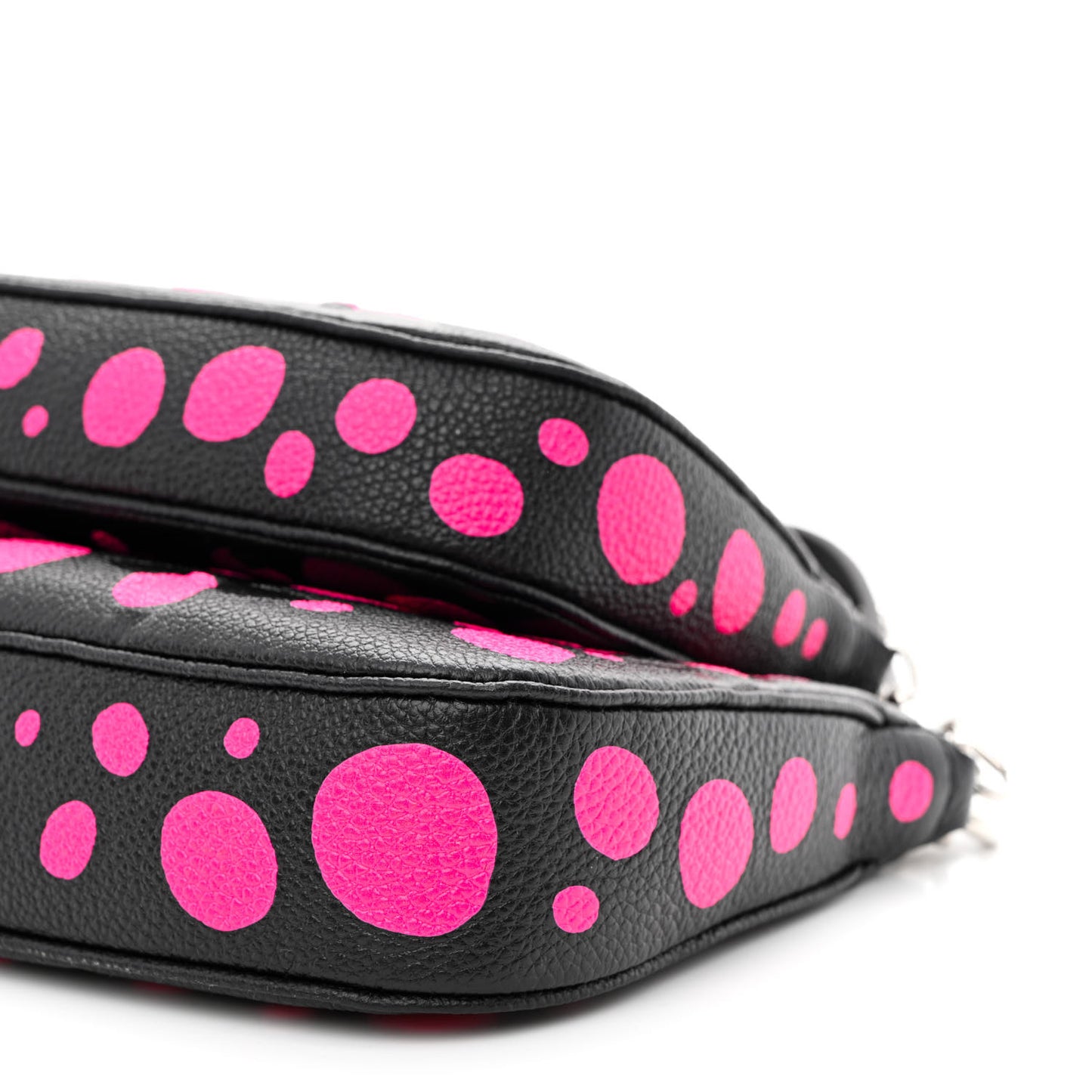 LV X YK Empreinte Multi Pochette Accessories Black Fuchsia