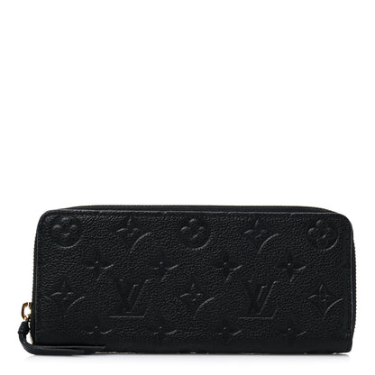 Louis Vuitton Empreinte Clemence Wallet Black 1 of 11